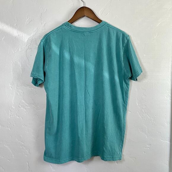 Vintage High Camp Outfitters Size Large T-Shirt - Green Lake Tahoe 100% Cotton - Picture 7 of 9